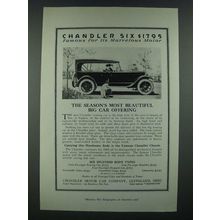 1919 Chandler Touring Car Ad - This Season's Most Beautiful Big Car Offering