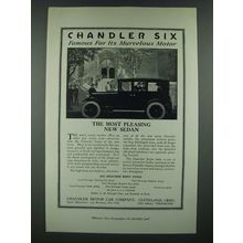 1919 Chandler Sedan Ad - Famous for Its Marvelous Motor