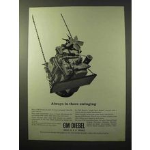 1964 GM Diesel Engines Ad - Always in There Swinging