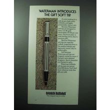 1974 Waterman Pen Ad - The Gift Soft Tip