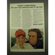 1975 Bausch & Lomb Soflens Contacts Ad - May be Special