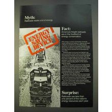 1979 Association of American Railroads Ad - Energy