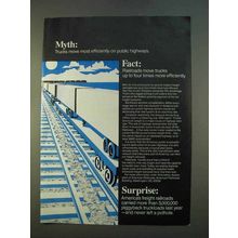 1979 Association of American Railroads Ad - Trucks Move