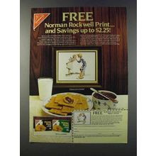 1981 Nabisco Honey Maid Graham Cracker Ad - N. Rockwell