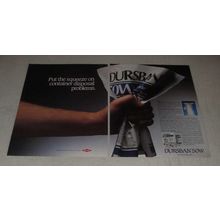 1987 Dow Dursban 50W Ad - Put the Squeeze On Container Disposal