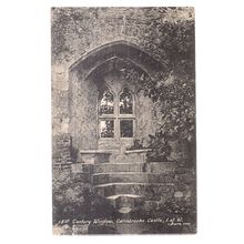 13th C Window, CARISBROOKE CASTLE, ISLE OF WIGHT. unused vintage postcard /