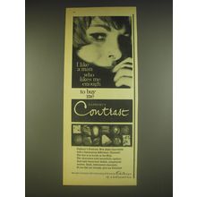 1963 Cadbury's Contrast Chocolates Advertisement - I like a man who likes me