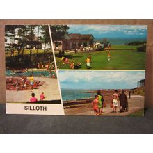 multiview, SILLOTH, CUMBRIA Lake District unused postcard Colourmaster =