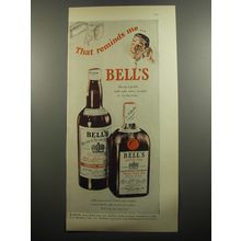1951 Bell's Scotch Ad - That reminds me..