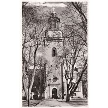 Maria Kyrka Stockholm Sweden Real Photo Old Postcard