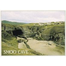 Smoo Cave Sutherland Scottish Postcard