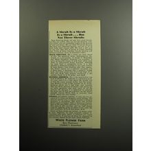 1957 White Flower Farm Ad - A shrub is a shrub is a shrub.. but not these shrubs