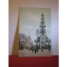 ST. CLEMENT DANES CHURCH, STRAND, London unused antique postcard =