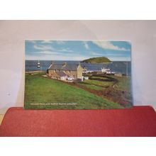PENMON HEAD & PUFFIN ISLAND, ANGLESEY, WALES unused postcard .. by J. Salmon =