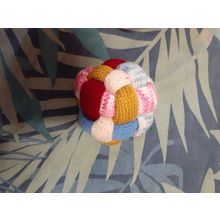 handmade hand knitted aged care fiddle ball