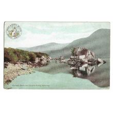 Killarney, Colleen Bawn And Victoria Rocks, Ireland, Postcard.