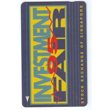 Investmen Fair 95 Stock Exchange Of Singaore S'pore $3 Telephone Card (Used)