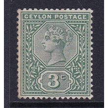 CEYLON 1899 3c MINT SG257