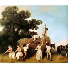 Stubbs George-The_Hayers-Sun Poster Canvas Movie Film Print A0 A1 A2 A3 A4 A5 A6