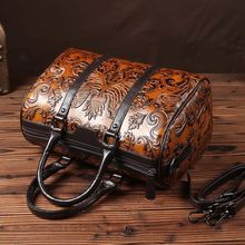 Casual Genuine Leather Handbag For Women