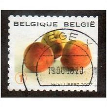 BEL 2007 (52c)(S/A) 'FRUIT- PEACHES' FINE USED (EBID10411)