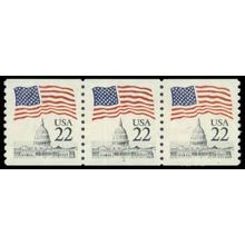2115v 22c U.S. Flag Very Fine MNH PNC 2/3 R0008