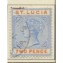 St. Lucia Stamp Scott #30, Used