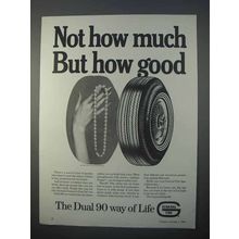 1966 General Dual 90 Tire Ad - Not How Much How Good