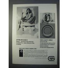 1966 General Dual 90 Tire Ad - Sitting on Cloud 9