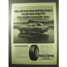 1977 Pirelli Cinturato P3 Tires Ad - Drove Hard