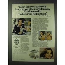 1978 Clairol Condition Ad - Every Time You Style