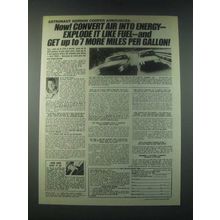 1978 Pratt-American Turbo-Dyne Energy Chamber Ad - Gordon Cooper