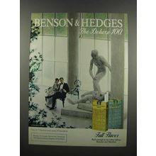 1983 Benson & Hedges Deluxe 100's Cigarettes Ad