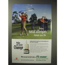 2001 GlaxoSmithKline Flonase Ad - Nasal Allergies