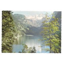 GOSAUSEE MIT DACHSTEIN, AUSTRIA unused vintage postcard #