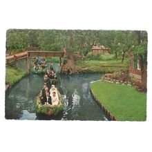 wedding GIETHOORN, NETHERLANDS used vintage postcard 1954 postmark =
