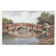 Potter Heigham Bridge Brian Gerald Postcard Norfolk Art A334