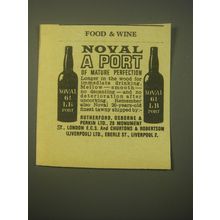 1966 Noval 61 LB Port Ad - Noval a Port of Mature Perfection