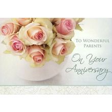 To Wonderful Parents On Your Anniversary - 01652
