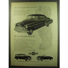 1949 Chevrolet Ad - Style De Luxe Sport Coupe; Station Wagon and Convertible