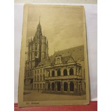 RATHAUS, AACHEN, GERMANY unused antique postcard (b) #