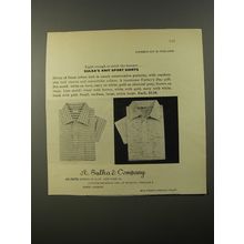 1954 A. Sulka Knit Sport Shirts Ad - Light enough to catch the breezes