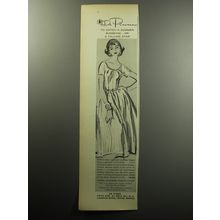 1957 De Pinna Fashion Advertisement - To catch a summer sunbeam