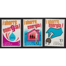 Spain Energy Conservation 3v 1979 MNH SG#2556-2558