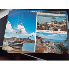 vintage new zealand postcard tui shipwreck museum