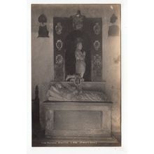 The Coke Memorial St Andrew's Church Bramfield Postcard RP Suffolk