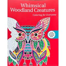 Whimsical Woodland Creatures Coloring Paperback Skyhorse Publishing 56 pages