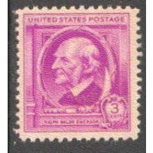 861 3c Ralph Emerson Fine MNH Q7341