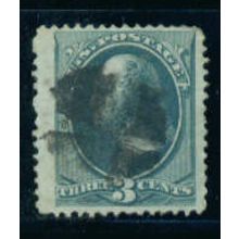 Used 158 3c George Washington Just Clears M00088