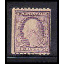 489 3c George Washington Barely Clears MNH K3767